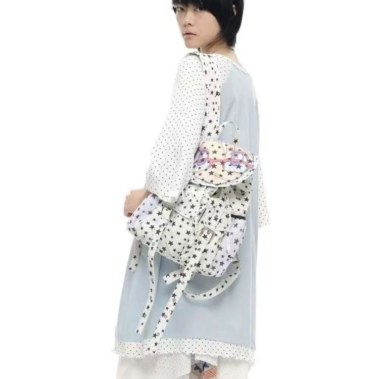 Youthbath x Oliwa Star Illustration Backpack School Bag - Image 4