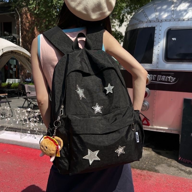 Star Backpack for Women and Men Casual Large Capacity Student School Bag